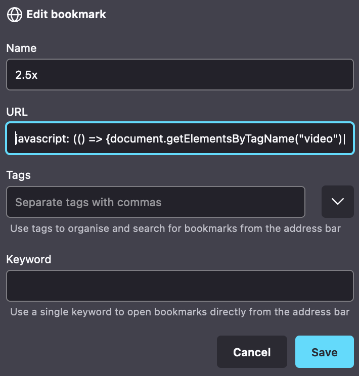BookmarkCreationScreenshot
